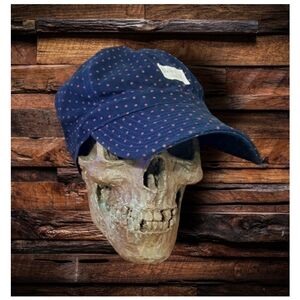 ☆NWOT☆ RARE ☆DOUBLE RL RALPH LAUREN RRL POLKA DOT ENGINEER'S HAT- ONE SI…